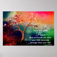 *~* Watercolor Tree AP81 Ethereal Calming Quote Poster