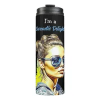 I'm a Sarcastic Delight | Funny Humor Thermal Tumbler