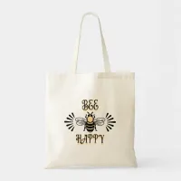 Bee Happy | Vintage Colors Honey Bee Tote Bag