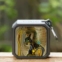 Ancient Egyptian Cat Goddess Bastet AI Art Bluetooth Speaker