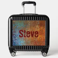 Rusty, Verdigris, Grunge Steampunk Personalized Luggage