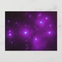 Pleiades in Purple Postcard