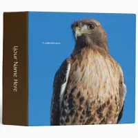 Magnificent Red-Tailed Hawk in the Sun 3 Ring Binder