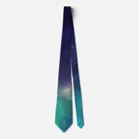 Universe Nebula Galaxy Celestial Trendy Hipster Tie