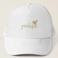 grateful heart trucker hat