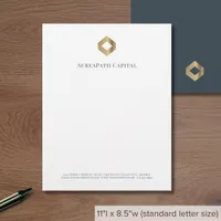 Modern Minimalist Luxury Letterhead