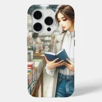 Modern Woman Illustration iPhone 15 Pro Case