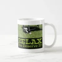 Motivational Relax Cat Me Time Fun Design Coffee Mug