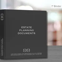 Estate Planning Binder with Custom Logo