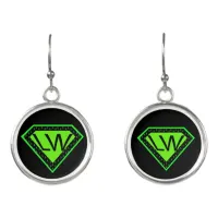 Lyme Disease Warrior Superhero Earrings