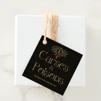 Curses and Poisons Personalized Favor Tags