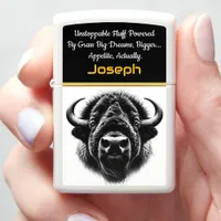 Buffalo Head: Strength and Beauty Zippo Lighter