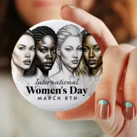 International Women's Day | March 8th Button