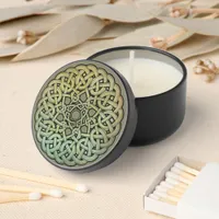 Celtic Knotwork Mandala  Mini Candle Favors