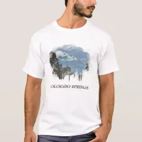 *~* Artsy Tree Mountains Colorado Springs  T-Shirt