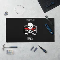 Personalized Jolly Roger (Cutlass)  Desk Mat