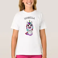 Personalized  Unicorn with Butterfly on Nose Shirt