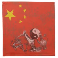 Flag and Symbols of China ID158 Napkin