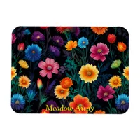 Meadow of Vivid Flowers  Magnet