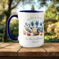 Funny Colorful Dancing Nudibranchs and Corals Mug