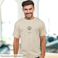 Modern Culinary Logo Restaurant Employee T-Shirt