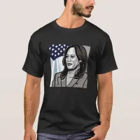 Caricature of Kamala Harris Political T-Shirt