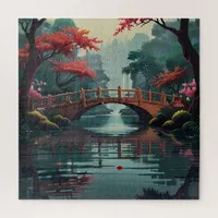 "Serenity at Sunset: Traditional Chinese Art Jigsaw Puzzle