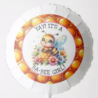 Honey bee themed Girl's Baby Shower Personalized Balloon