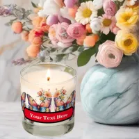 Colorful Butterfly on Flower Scented Candle