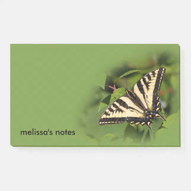 Beautiful Western Tiger Swallowtail Butterfly Post-it Notes