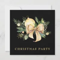 *~* Family Corporate GOLD  AP20 Christmas Party Invitation
