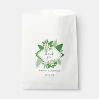 Watercolor Hawaiian Aloha Luau Wedding Guest Favor Favor Bag