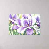 *~* ART Fantasy Floral TV2 Stretched Canvas Print