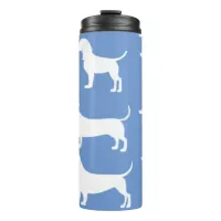 Cute Dachshund Thermal Tumbler