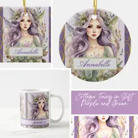 Cottage Fairy in Soft Purple and