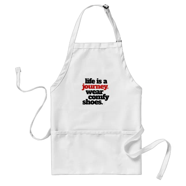 Funny Life is a Journey ... Adult Apron