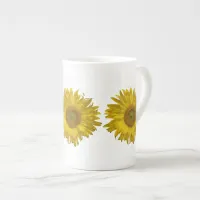 Yellow Sunflower  Bone China Mug