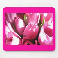 Pink Tulips Mouse Pad