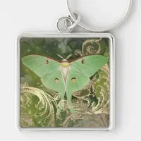 Mystic Luna Moth Keychain