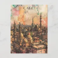 Cairo Egypt Travel Postcard