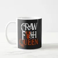 Retro Crawfish Queen Seafood Coffee Mug