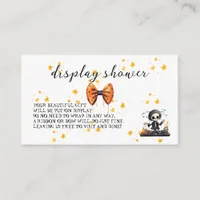 Halloween Skeleton Baby Shower Display Shower Enclosure Card