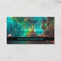 Futuristic or Sci Fi Author Business Card