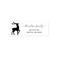 Cute Scandinavian Reindeer Nordic Return Address Self-inking Stamp