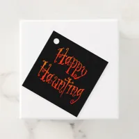 Happy Haunting Personalized Favor Tags