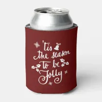 tis the season to be jolly can cooler