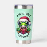 Have a Hoppy Christmas | Frog Pun Insulated Tumbler