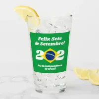 Sete de Setembro Independence Day Brazil Flag Glass