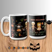 Happy Halloween Monsters Mug