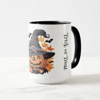 Scary and Cute Trick or Treat Halloween  Mug